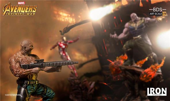 1/10 IRON STUDIOS - AVENGERS I. W. DRAX  ART STATUE