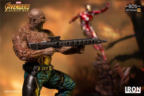 1/10 IRON STUDIOS - AVENGERS I. W. DRAX  ART STATUE
