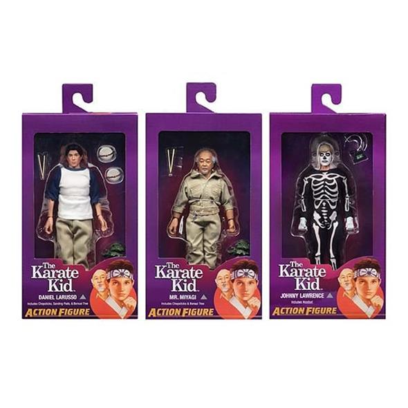 NECA - KARATE KID 1984 CLOTHED AF SET (3)