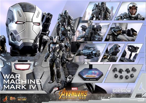 1/6 HOT TOYS - AVENGERS INFINITY WAR - WAR MACHINE MARK IV