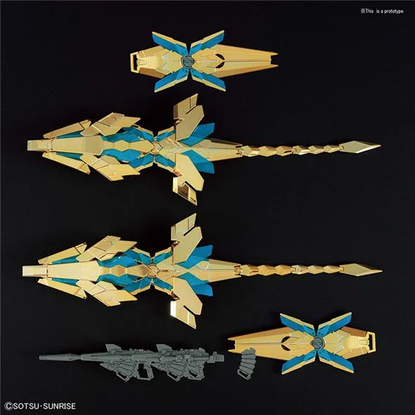 1/144 HGUC GUNDAM PHENEX DESTR NAR GOLD
