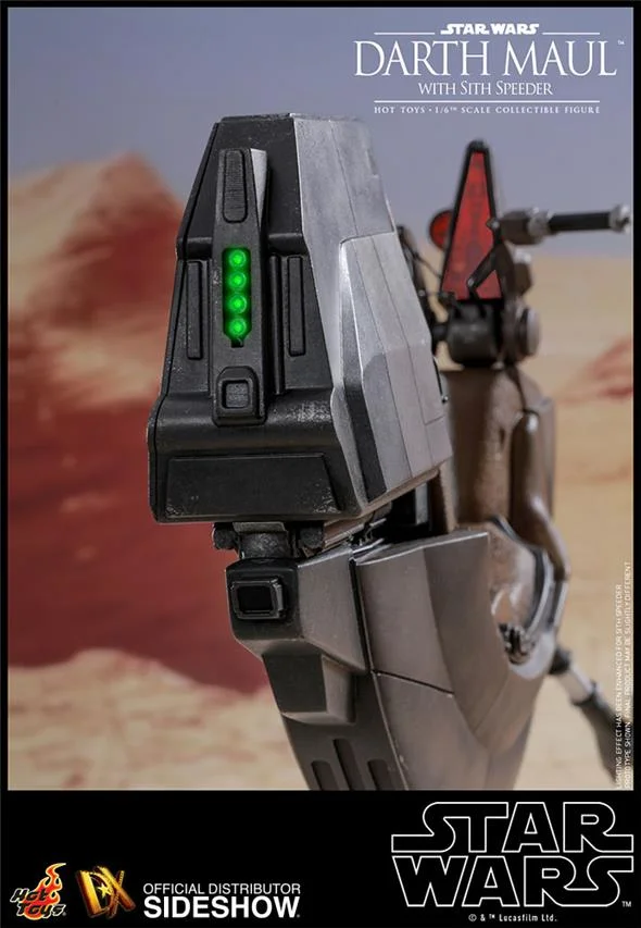 1/6 HOT TOYS - STAR WARS DARTH MAUL WITH SITH SPEEDER