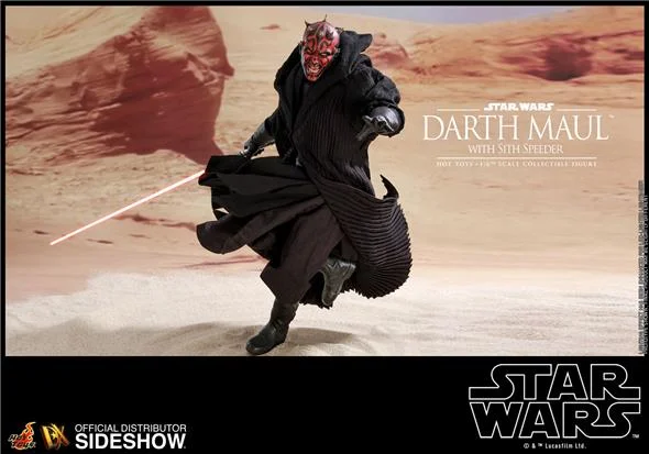 1/6 HOT TOYS - STAR WARS DARTH MAUL WITH SITH SPEEDER