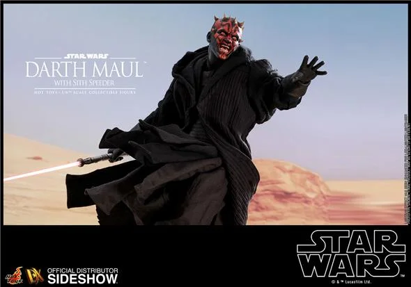 1/6 HOT TOYS - STAR WARS DARTH MAUL WITH SITH SPEEDER