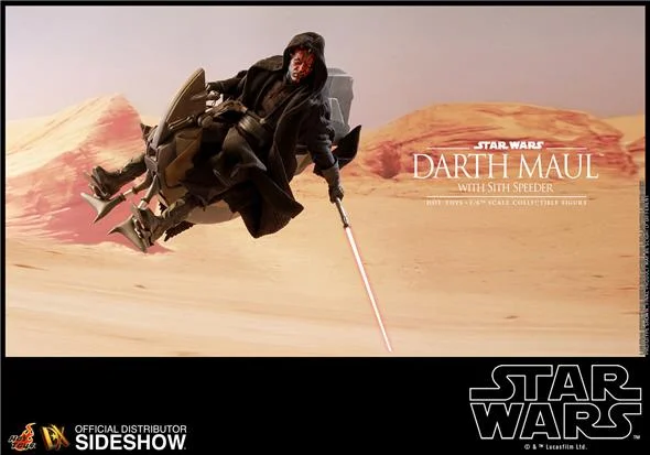 1/6 HOT TOYS - STAR WARS DARTH MAUL WITH SITH SPEEDER