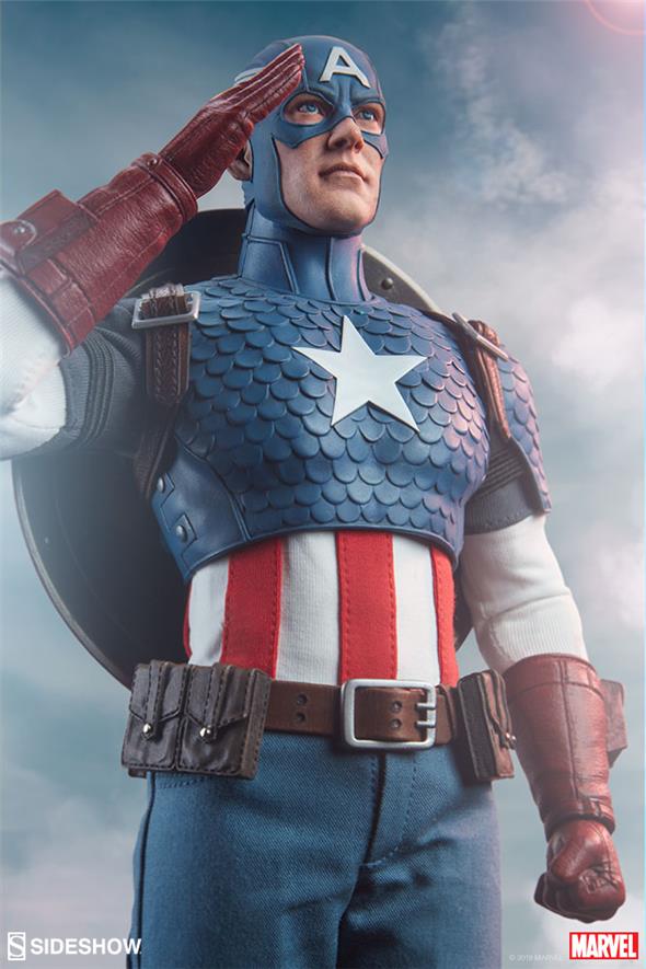 1/6 SIDESHOW - MARVEL CAPTAIN AMERICA