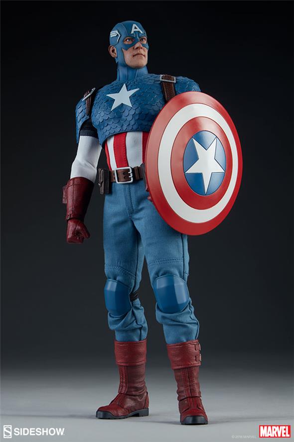 1/6 SIDESHOW - MARVEL CAPTAIN AMERICA