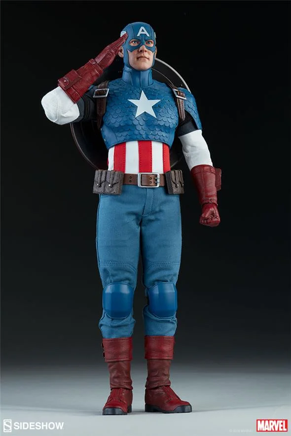 1/6 SIDESHOW - MARVEL CAPTAIN AMERICA