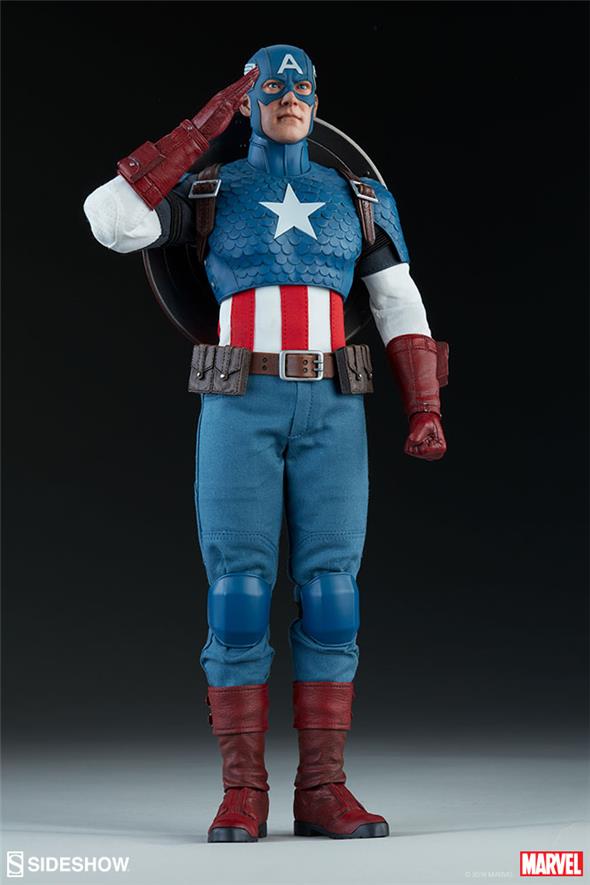 1/6 SIDESHOW - MARVEL CAPTAIN AMERICA