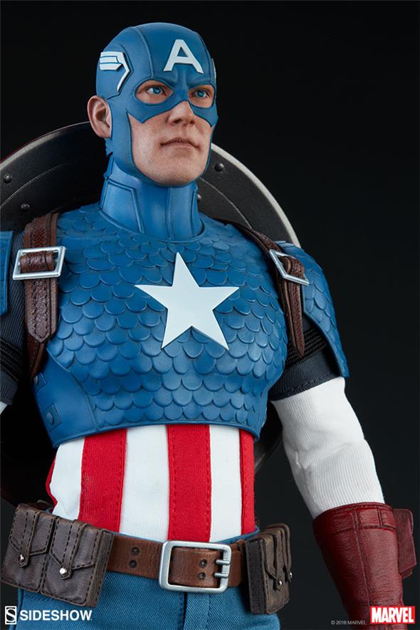 1/6 SIDESHOW - MARVEL CAPTAIN AMERICA