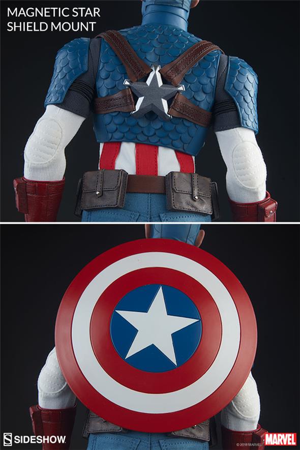 1/6 SIDESHOW - MARVEL CAPTAIN AMERICA