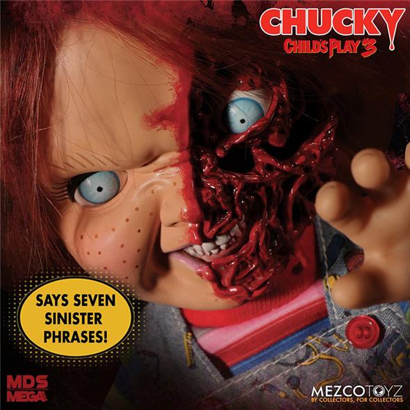 CHILD PLAY 3 PIZZA FACE CHUCKY TALKING
