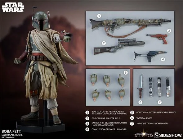 1/6 STAR WARS: MYTHOS - BOBA FETT