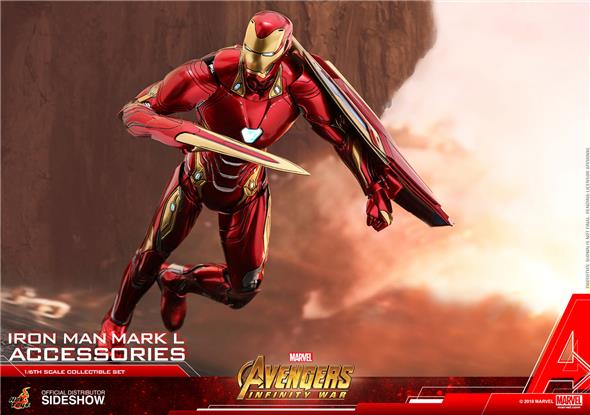 1/6 HOT TOYS - AVENGERS INFINITY WAR - IRON MAN ACCESSORIES SET