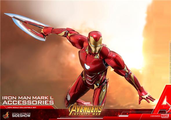 1/6 HOT TOYS - AVENGERS INFINITY WAR - IRON MAN ACCESSORIES SET