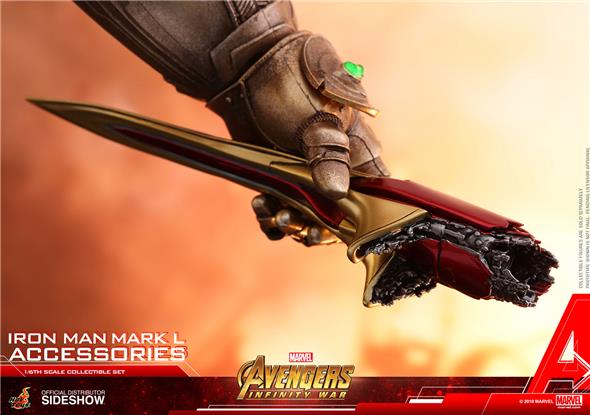 1/6 HOT TOYS - AVENGERS INFINITY WAR - IRON MAN ACCESSORIES SET