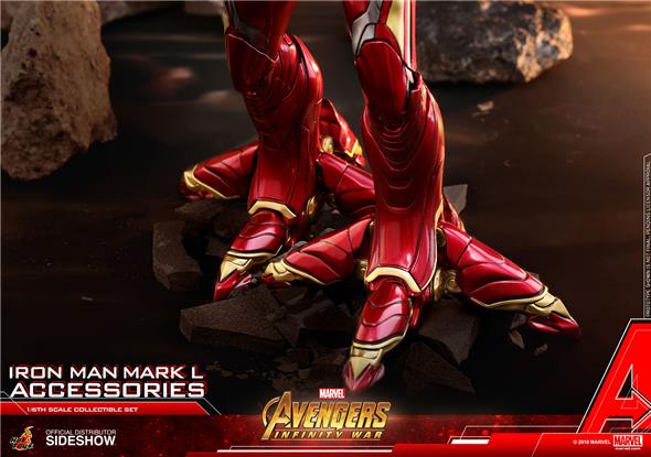 1/6 HOT TOYS - AVENGERS INFINITY WAR - IRON MAN ACCESSORIES SET