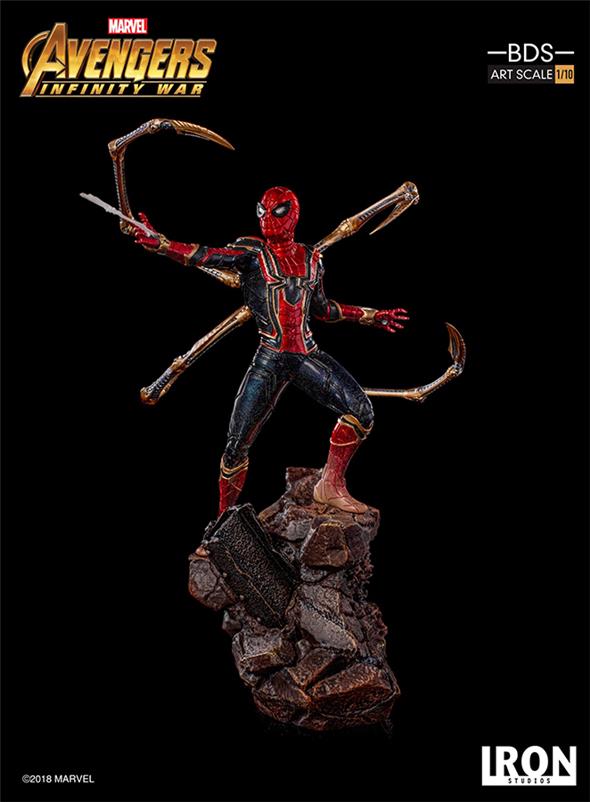 1/10 IRON STUDIOS - AVENGERS I. W. IRON SPIDER-MAN ART STATUE