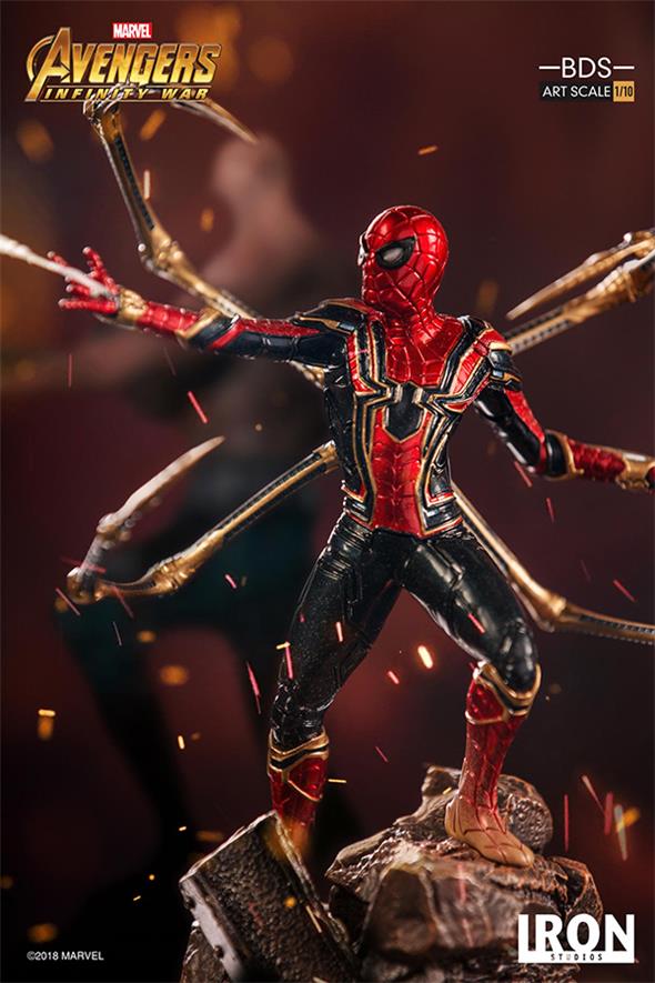 1/10 IRON STUDIOS - AVENGERS I. W. IRON SPIDER-MAN ART STATUE
