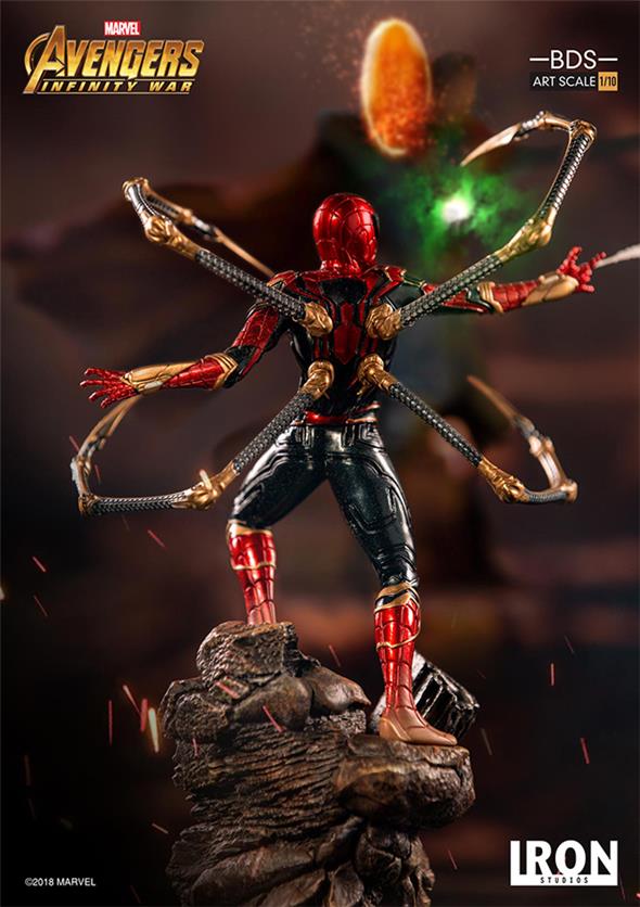 1/10 IRON STUDIOS - AVENGERS I. W. IRON SPIDER-MAN ART STATUE
