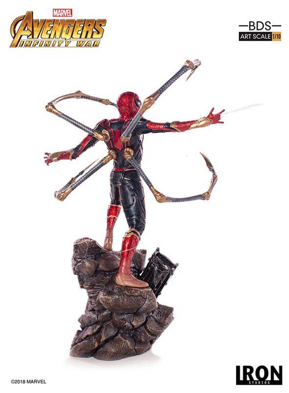 1/10 IRON STUDIOS - AVENGERS I. W. IRON SPIDER-MAN ART STATUE