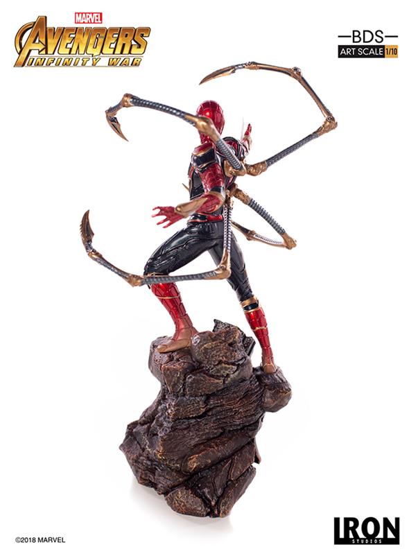 1/10 IRON STUDIOS - AVENGERS I. W. IRON SPIDER-MAN ART STATUE