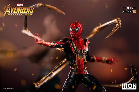 1/10 IRON STUDIOS - AVENGERS I. W. IRON SPIDER-MAN ART STATUE