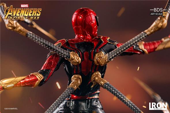1/10 IRON STUDIOS - AVENGERS I. W. IRON SPIDER-MAN ART STATUE
