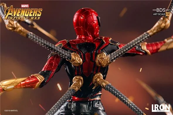 1/10 IRON STUDIOS - AVENGERS I. W. IRON SPIDER-MAN ART STATUE