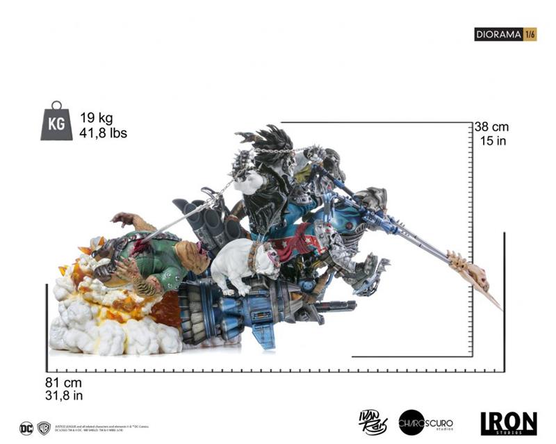 1/6 IRON STUDIOS - LOBO DIORAMA BY IVAN REIS