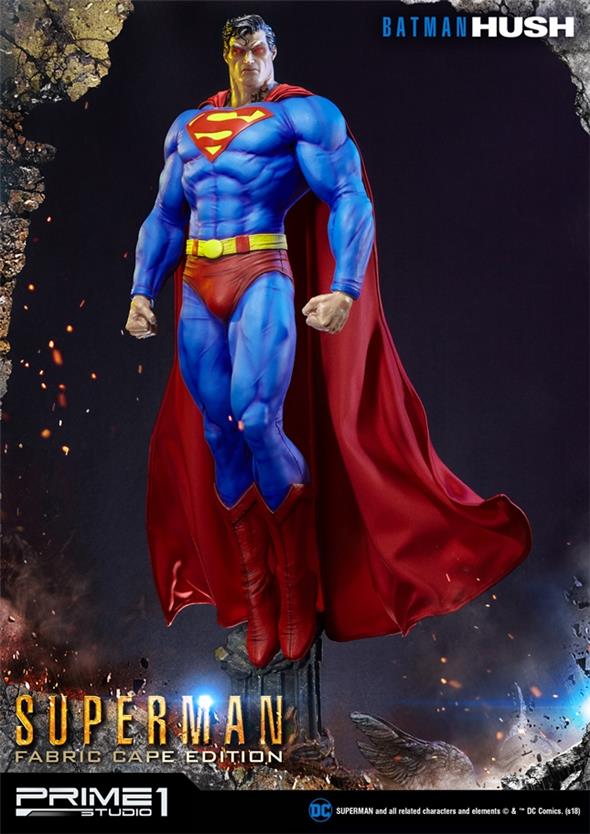 DC COMICS: BATMAN HUSH - FABRIC CAPE EDITION SUPERMAN STATUE