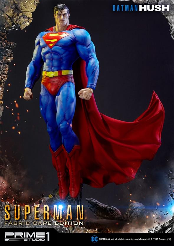 DC COMICS: BATMAN HUSH - FABRIC CAPE EDITION SUPERMAN STATUE