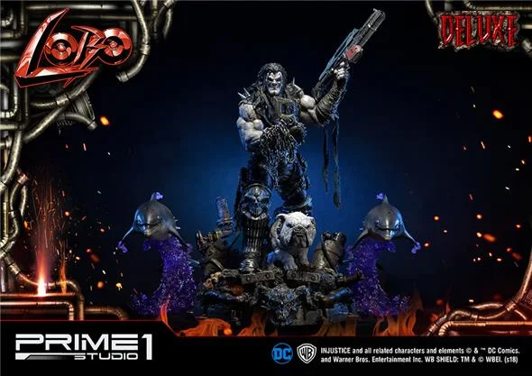 LOBO INJUSTICE DELUXE STATUE
