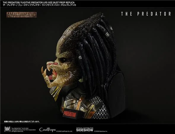 THE PREDATOR: FUGITIVE PREDATOR PROP REPLICA - LIFE SIZED BUST