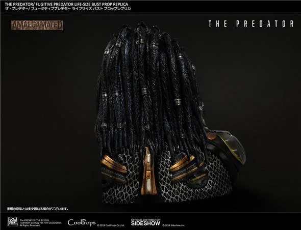 THE PREDATOR: FUGITIVE PREDATOR PROP REPLICA - LIFE SIZED BUST
