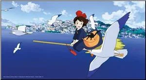 studio-ghibli-kiki-delivery-wood-panel