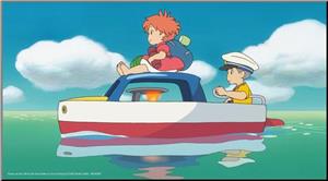 studio-ghibli-ponyo-and-sosuke-wood-panel