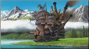 studio-ghibli-howls-moving-castle-wood-panel