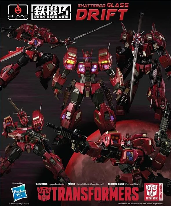 TRANSFORMERS DRIFT SHATTERED GLASS