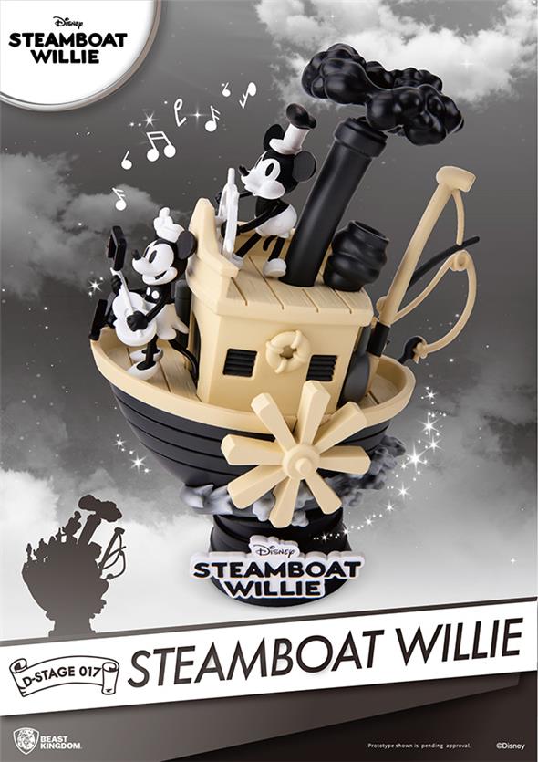 D-STAGE MICKEY STEAMBOAT WILLIE DIORAMA
