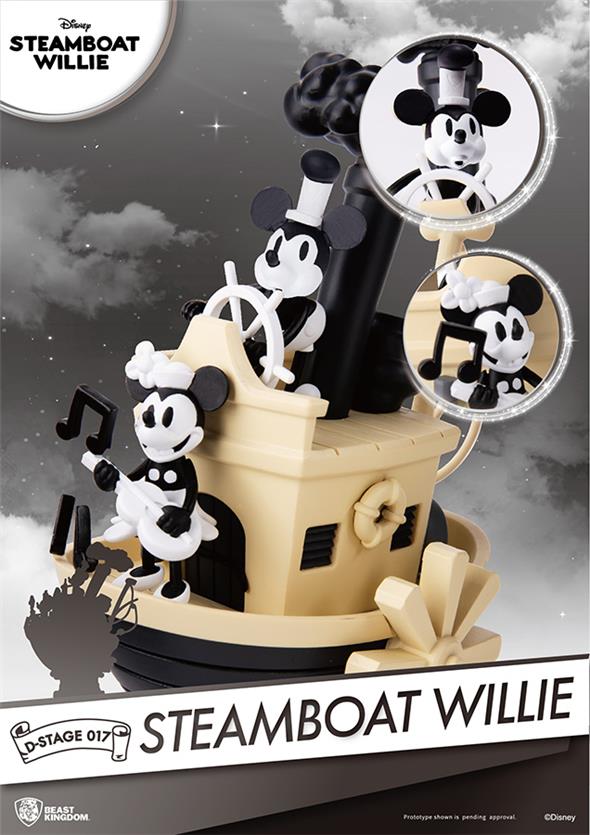 D-STAGE MICKEY STEAMBOAT WILLIE DIORAMA