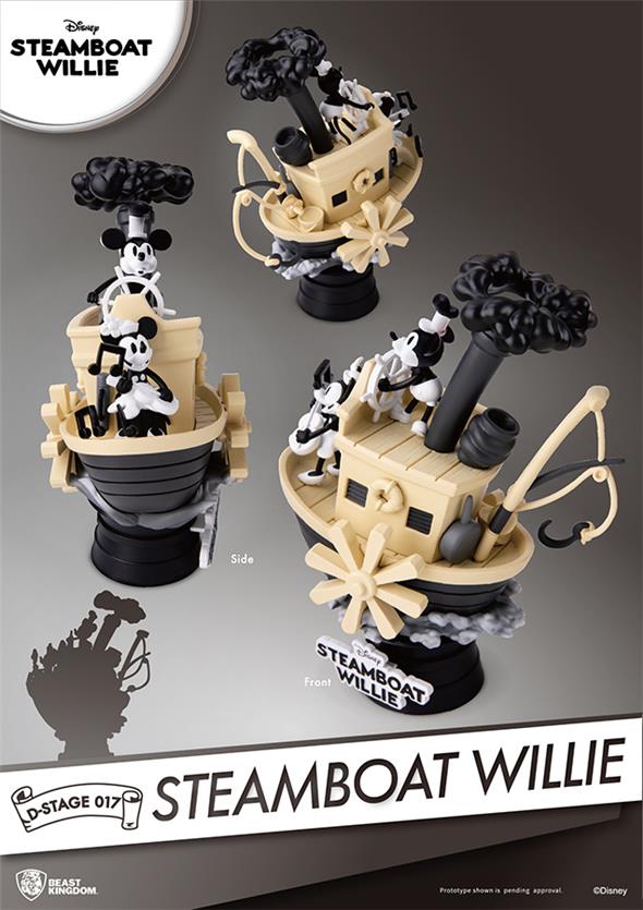 D-STAGE MICKEY STEAMBOAT WILLIE DIORAMA