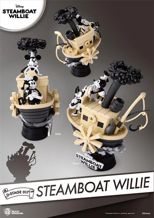 D-STAGE MICKEY STEAMBOAT WILLIE DIORAMA