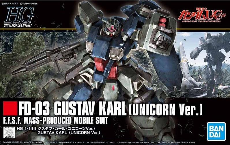 1/144 HGUC 221 GUSTAV KARL UNICORN VER