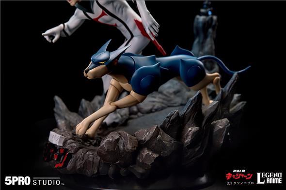 LEGEND ANIME KYASHAN & FLENDER POLYSTONE STATUE