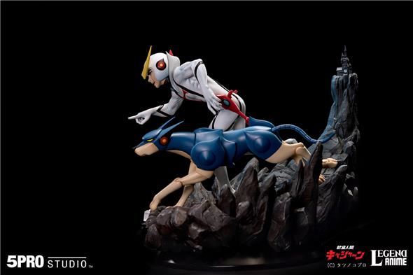 LEGEND ANIME KYASHAN & FLENDER POLYSTONE STATUE