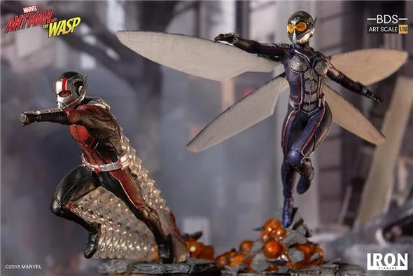 1/10 IRON STUDIOS - ANT MAN & WASP ANT MAN BDS ART STATUE