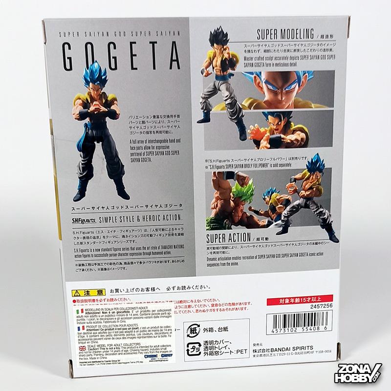 S.H. FIGUARTS - DRAGON BALL SUPER SS GOD SS GOGETA