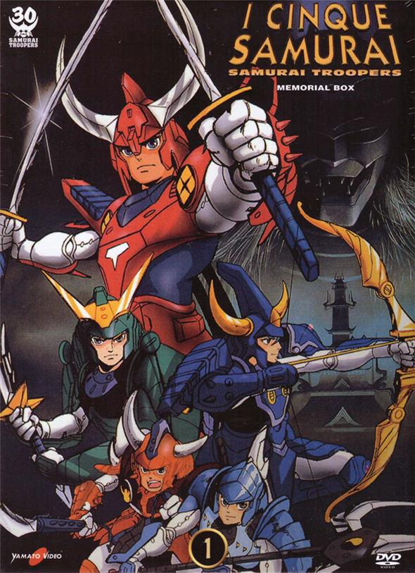 DVD - I CINQUE SAMURAI BOX 1 E 2 IN COMBO SERIE COMPLETA