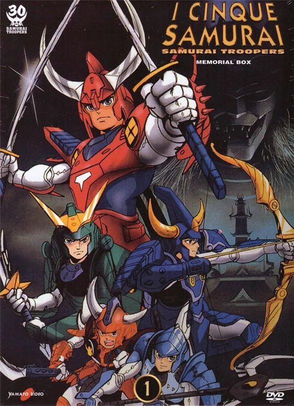 DVD - I CINQUE SAMURAI BOX 1 E 2 IN COMBO SERIE COMPLETA